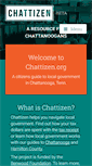 Mobile Screenshot of chattizen.org