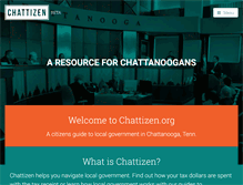 Tablet Screenshot of chattizen.org